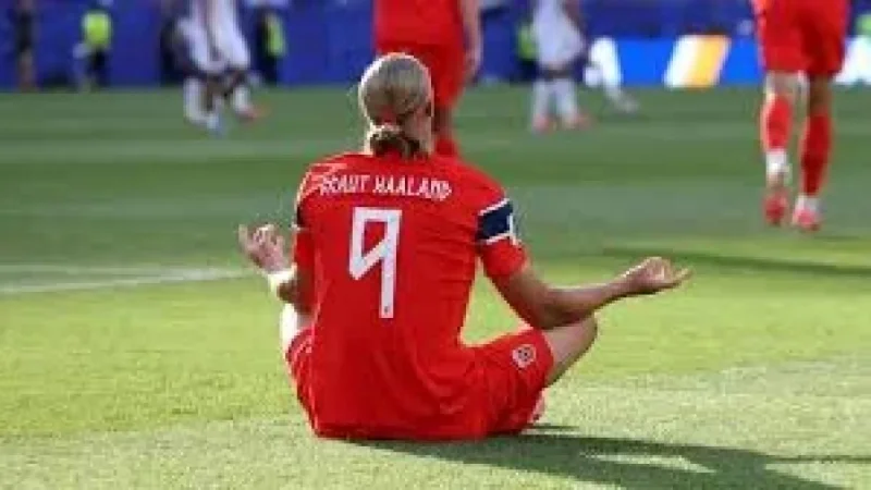 Gry Marita Braut Gives Erling Haaland a New Norway Shirt