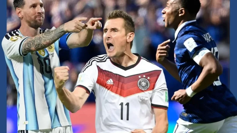 Messi égalise Klose avec 16 buts — Classement Coupe Du Monde