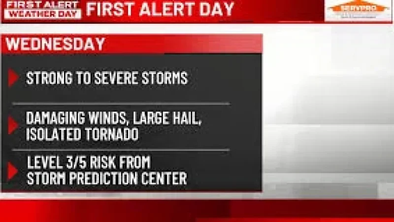 Quad Cities Faces Two Storm Rounds Wednesday — Kwqc Weather