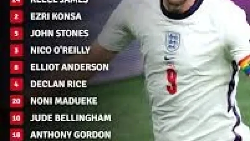 Rice, Madueke, Watkins seal England World Cup 2022 3-0 win