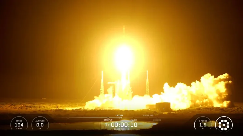 SpaceX Launches 3 BlueBird Satellites for Asts