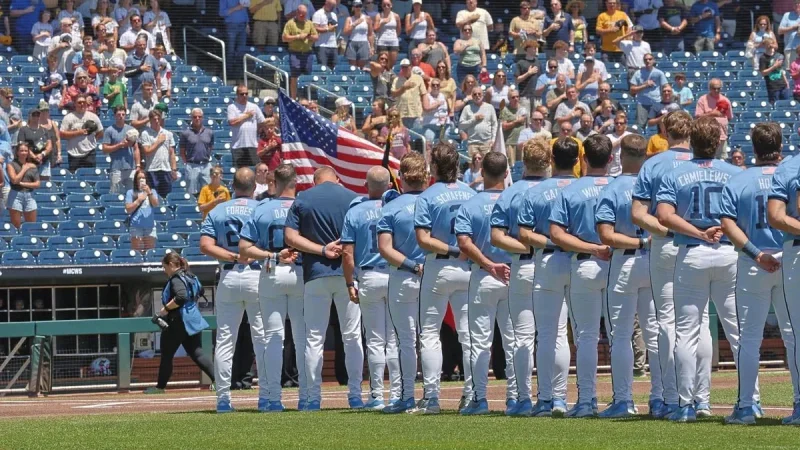 Unc Baseball Score: Tar Heels Beat West Virginia 5-2 in Omaha
