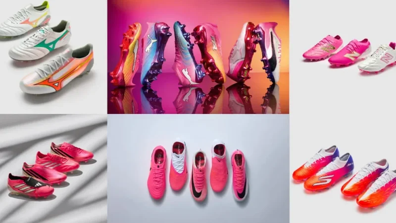 Five Brands Unite on Pink Football Boots at 2026 World Cup