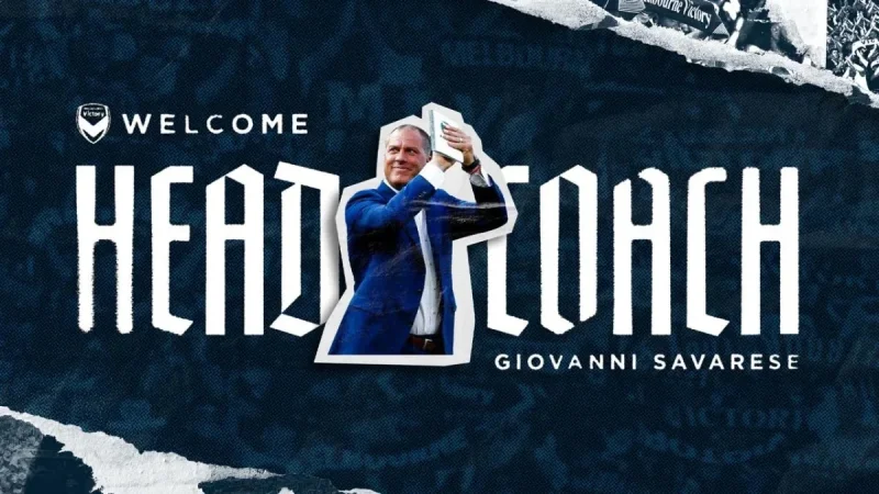 Giovanni Savarese Takes Melbourne Victory Job on Two-Year Deal