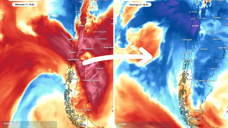 Lluvia en Chile traerá nieve de 90 cm y frío este viernes 19