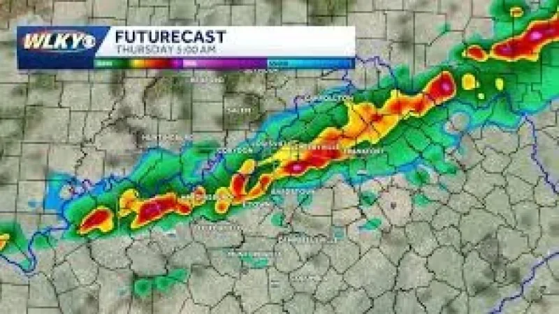 Louisville Weather: Forecasters see 30 mph winds, possible tornadoes