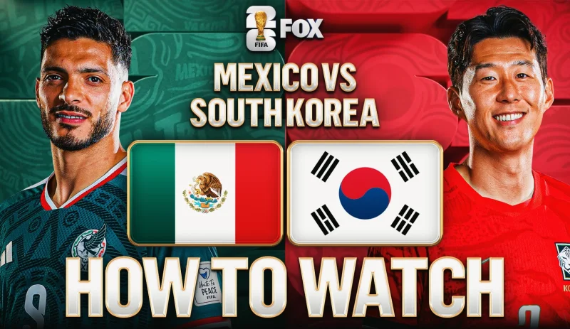 Mexico Vs South Korea Set for June 18 World Cup Match