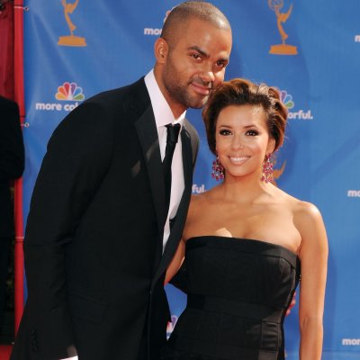 Eva Longoria reunites with Tony Parker during France set visit