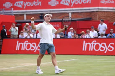 Ferry Tennis Player Arthur Fery reaches first ATP Tour quarter-final at Queen's