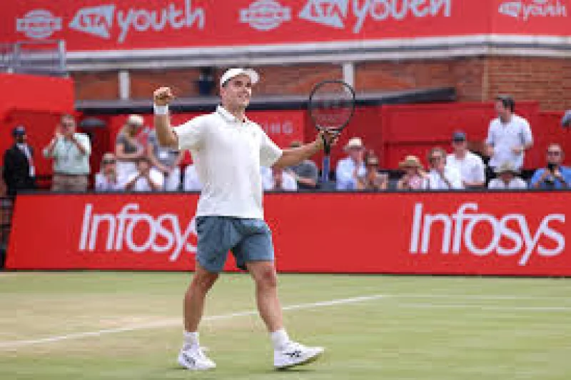 Ferry Tennis Player Arthur Fery reaches first ATP Tour quarter-final at Queen's