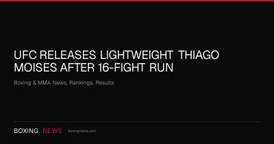 Thiago Moisés Cut From UFC After 16-Fight, 8-8 Run
