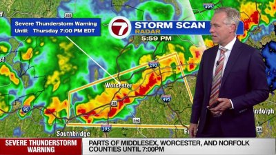 Tornado Warning for parts of Massachusetts canceled after brief evening alert
