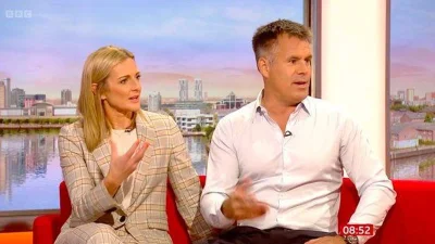Gabby Logan presses Kenny Logan check-up after 2023 all-clear