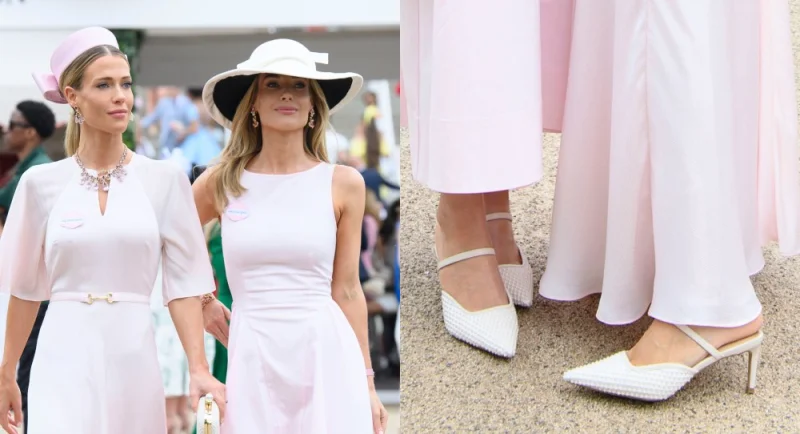 Lady Amelia Spencer Leads Blush Pink Royal Ascot Look with Lady Eliza