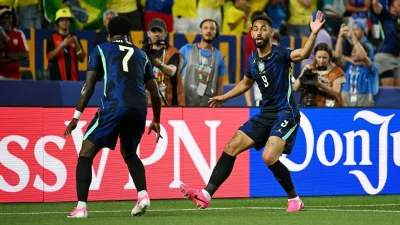 Matheus Cunha scores Brazil's first goal with M. Cunha move