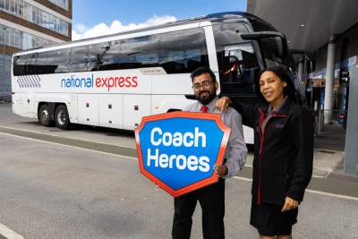 Graham Price unveils National Express Coach Heroes with four tickets