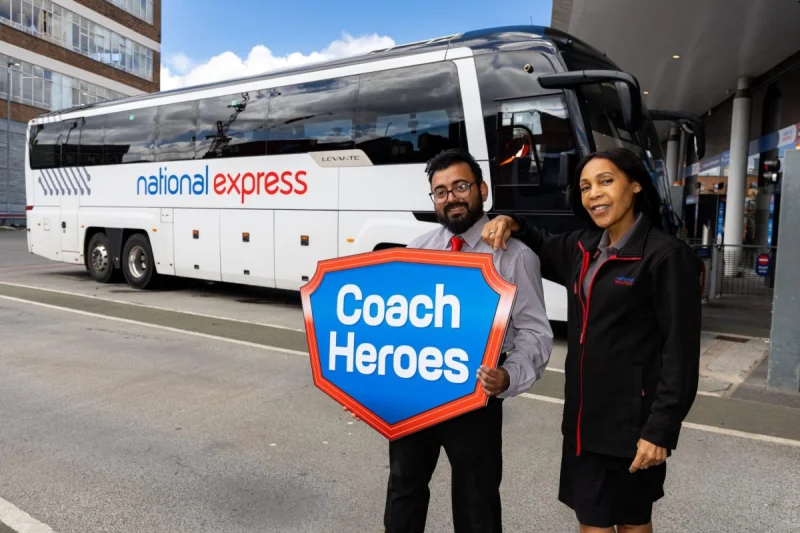 Graham Price unveils National Express Coach Heroes with four tickets