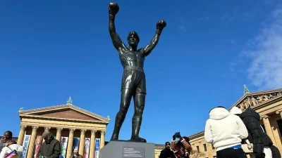 Brazil fans leave Rocky untouched at Philadelphia Stadium
