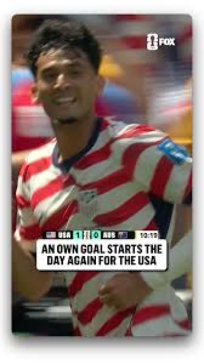 Cameron Burgess Own Goal Gives Usa Goals Early 1-0 Lead