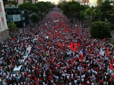 Thousands rally in Tirana against Jared Kushner resort plan