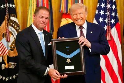 President Trump Awards 3 Medal of Honor Recipients at White House