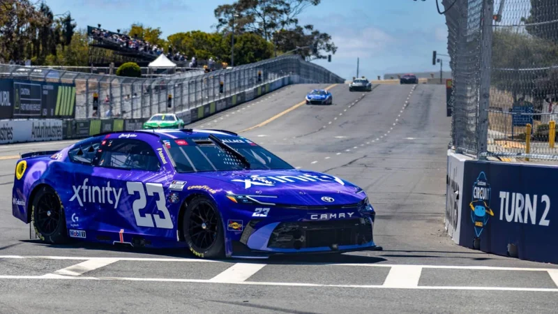 Bubba Wallace Loses Wheel, No. 23 Takes Two-Lap Penalty