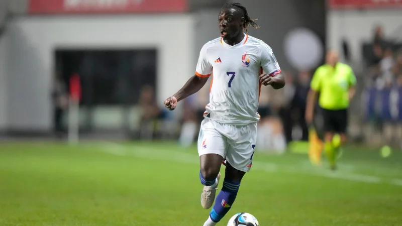 Jérémy Doku Ruled Out for Belgium vs Iran — Is Doku Injured