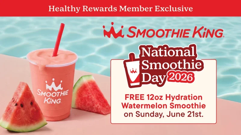 Smoothie King, Jamba join National Smoothie Day deals on June 21