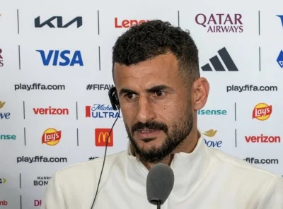 Aymen Hussein scores Iraq’s second World Cup goal in 4-1 loss