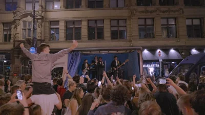 Maya Jama joins Blossoms on Meet Me In Love video