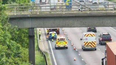 M6 crash near J15 and J16 holds traffic in Staffordshire