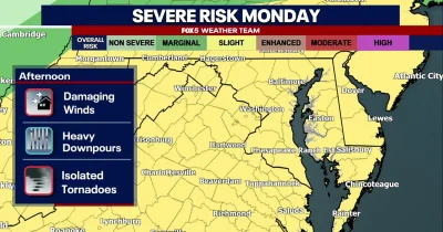 Washington, D.C. Thunderstorm Forecast Warns of Evening Commute Storms