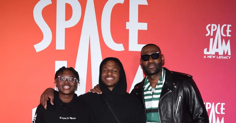 Bryce James Gets Brother's Keeper Chains With Bronny James