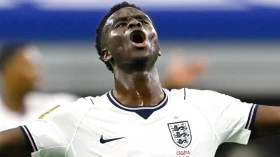 Bukayo Saka stays indoors for individual work before Ghana match