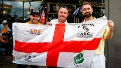 Boston Backs Scotland Surge as England Fans In Boston Arrive