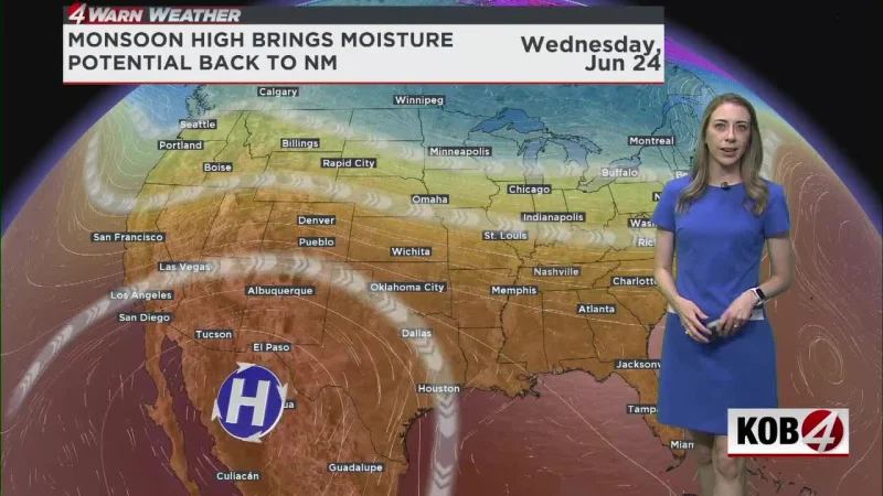 New Mexico Heat Rises to Triple Digits, Fire Weather Watch