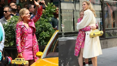 June Diane Raphael films Elle season 2 scenes in New York