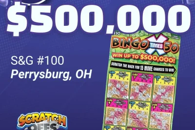 Tennessee woman wins $500,000 Ohio Lottery prize in Perrysburg