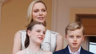 Charlene, Princess Of Monaco joins Princess Gabriella at Saint-Jean celebrations