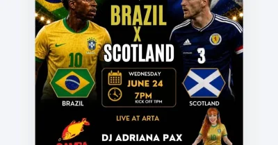Stewart Leads Scottish Fans as 10,000 Gather in Florida — Scotland Vs Brazil
