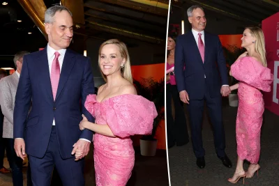 Reese Witherspoon and Oliver Haarmann debut at Elle premiere