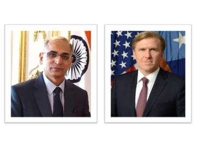 Vinay Mohan Kwatra meets Elbridge A. Colby at Pentagon