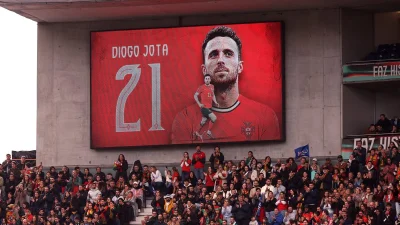 Rúben Neves sends Diogo Jota messages before Portugal-Colombia