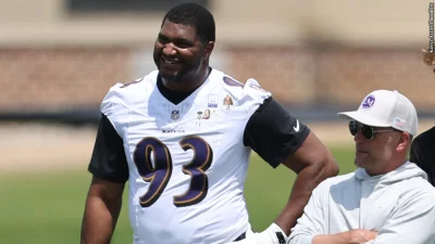 Calais Campbell Returns to Ravens for 19th NFL Season at 39