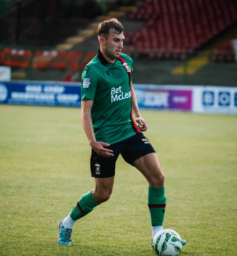 Larmour says Glentoran F.c. Vs Kilmarnock will sharpen Europe bid