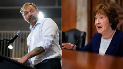 Graham Platner trails Collins 37% to 58% among non-college voters