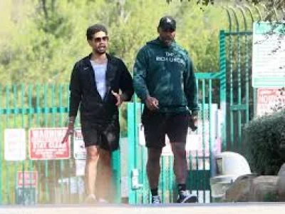 Jussie Smollett Seen With Karamo Brown in Los Angeles Monday