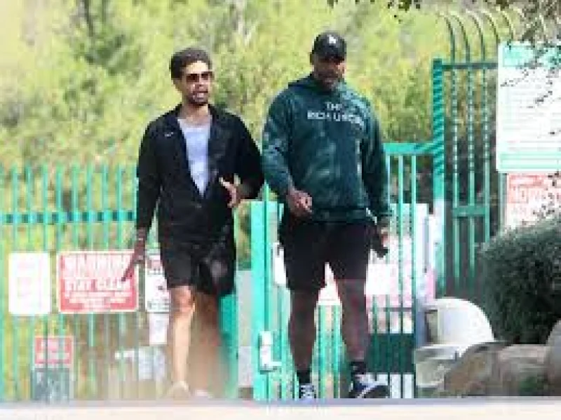 Jussie Smollett Seen With Karamo Brown in Los Angeles Monday