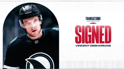 Vincent Desharnais Lands Four-Year, $16.8 Million Capitals Deal