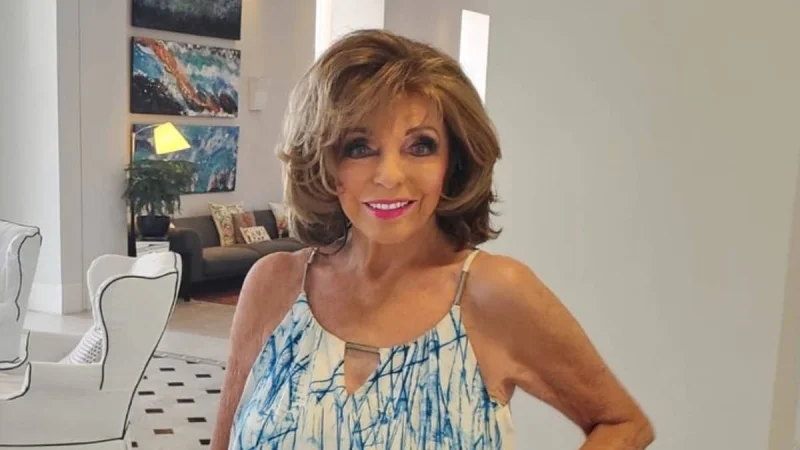 Joan Collins Shares 93-Year-Old St. Tropez Pool Photos